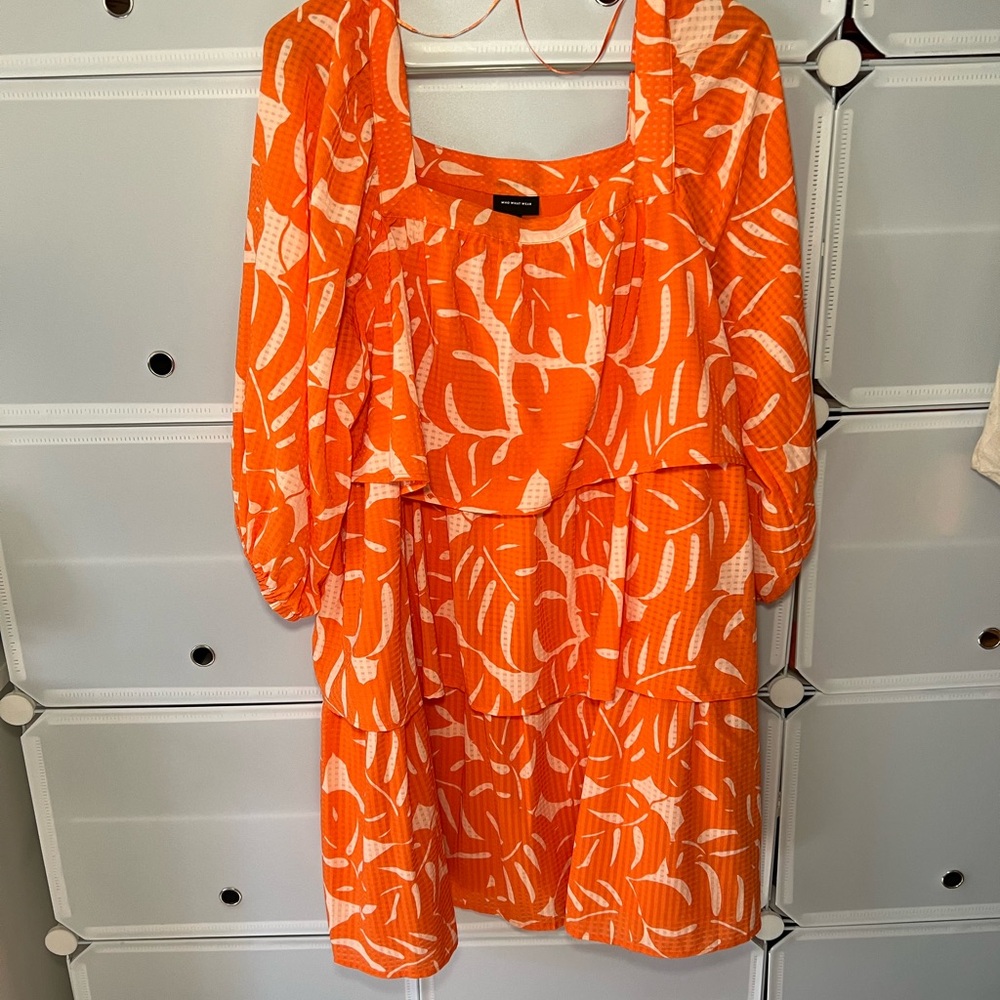Orange dress